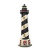 Hosley 8 Inch Tall Tabletop Resin Lighthouse Blinking Tower Light