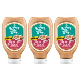 Ken's Steak House Thousand Island Dressing Topping & Spread (24 Fl oz (Pack of 3))