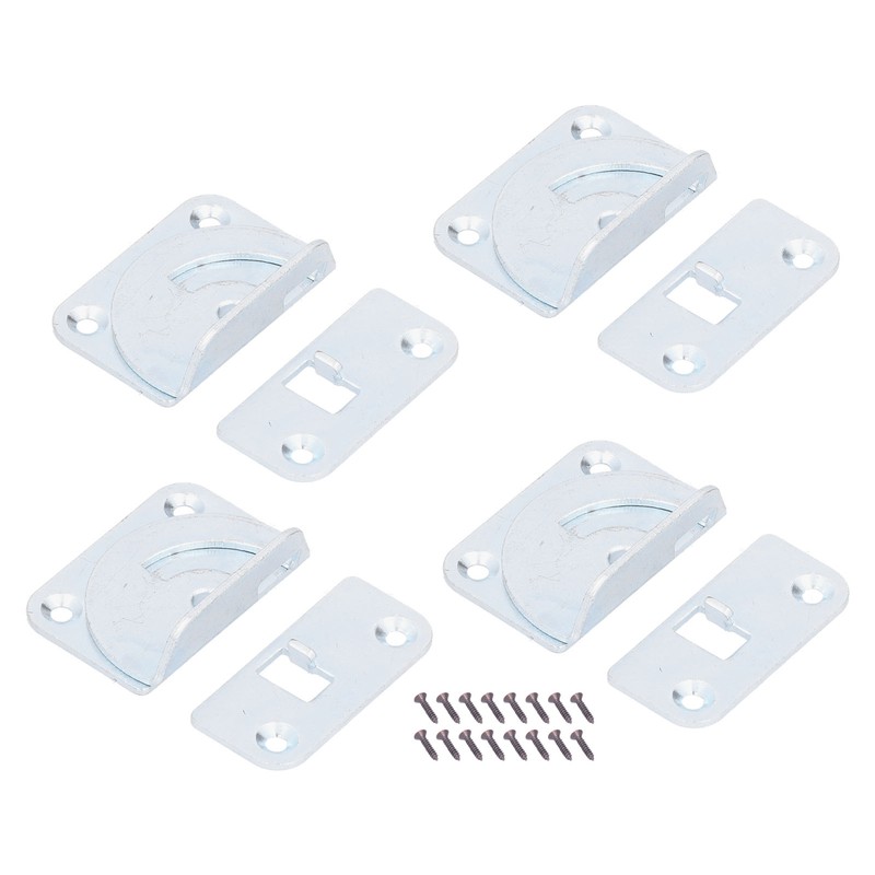 4PCS Bed Rail Bracket Heavy Duty Stainless Steel Bed Rail