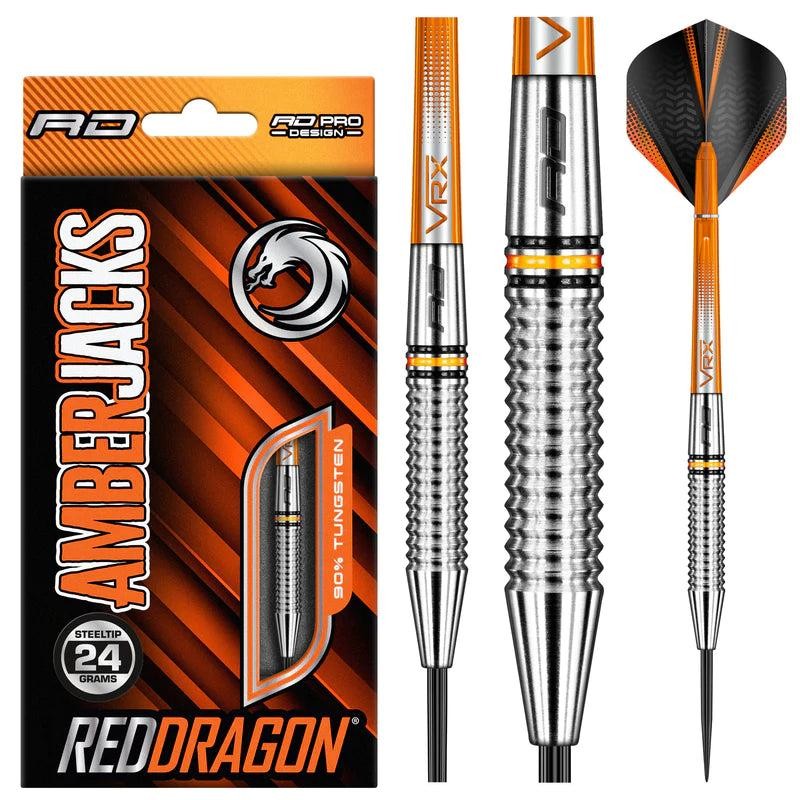 Amberjack Tungsten Darts - Professional Quality - Weight: 26g