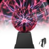 Comely 6 Inch Magic Plasma Lamp, Red Light Plasma Ball
