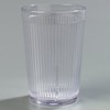 Carlisle 400807 Crystalon Stackable SAN Tumbler, 8.3 oz. Capacity, Clear