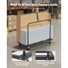 Steel Panel Truck Cart 5 Inch Swivel Casters Lumber Drywall