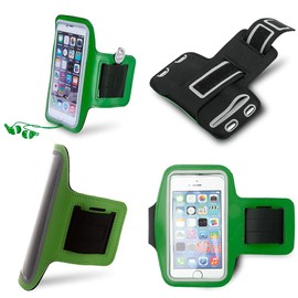Tantevia Universal Waterproof Phone Armband + Key Pocket | Maximum Size: 6.4 inches 16.3 cm | 10 Models | Sport for Smartphone Phone Holder | Colour: Green (Kelan Green)