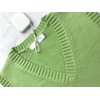 Men Women Knitted Cotton V-Neck Vest JK Uniform Pullover Sleeveless