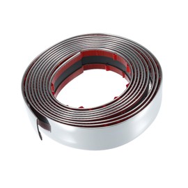 A ABSOPRO Car Door Edge Guards Strip 30mm Wide 9.84ft 300cm Length Silver Tone Item Replacement