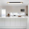 Tioolo Dimmable LED Ceiling Lights Flush Mount Ceiling Light 4FT