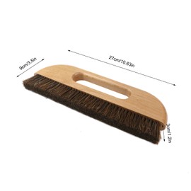 KUMGROT Wallpaper Smoothing Brush Wallpaper Paste Hair Wallpapers Brush Tool Horse with Wood Handle for Wallpapering