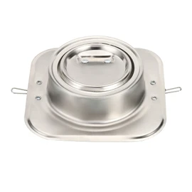 PATIKIL 4 Inch Backdraft Damper, Stainless Steel Flexible Airflow Ducting Insert Backflow Preventer Draft Blocker for Kitchen Bathroom Exhaust Fan, Silver