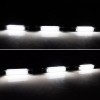 APOLLOLED 3pcs Smoked White LED Grille Marker Hood Scoop Light