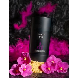 The Fuchsia Stick Natural Deodorant | Made in USA with Organic Ingredients | Aluminum-Free | 100% Vegan | Cheerful Sweet Blossom Scent | Detoxifying Charcoal Probiotic Odor Control Formula | 20% MORE