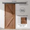 Ccjh 6.6FT Box Rail Hardware Sliding Barn Door Track Aluminium