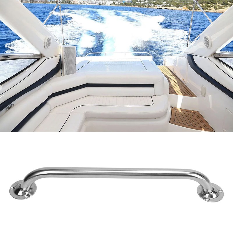 Stainless Steel Grab Rail Handle Marine Polished Stainless Round Handrail