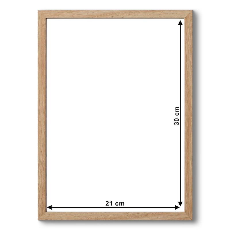Fabian Clarke London® 21x30cm Modern Oak Wooden Picture Photo Frame