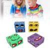 Expressions Matching Cube Face Changing Building Blocks Educational Interactive Toy