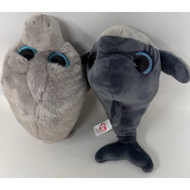 Ty Beanie Boos Echo The Dolphin & Milo The Manatee