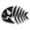 BB2Buy Black Fish Skeleton Pirate Bone Skull Sea Animal Embroidered