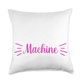 Milk Machine Funny Mom Women Breastfeeding Joke Throw Pillow
