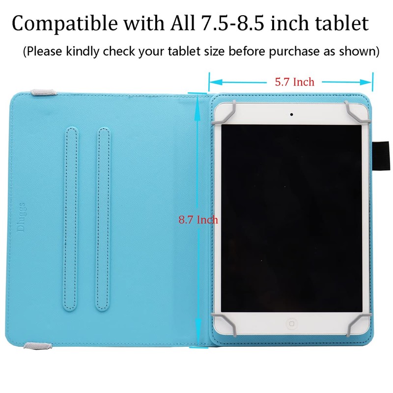 Universal 7 8 Inch Android Tablet Case, Dluggs PU Leather