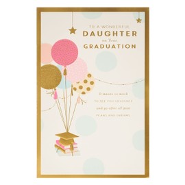 UK Greetings Daughter Graduation Card - Congratulations Card - Well Done Card - Graduation Card for Daughter, Multi (666268-0-1)