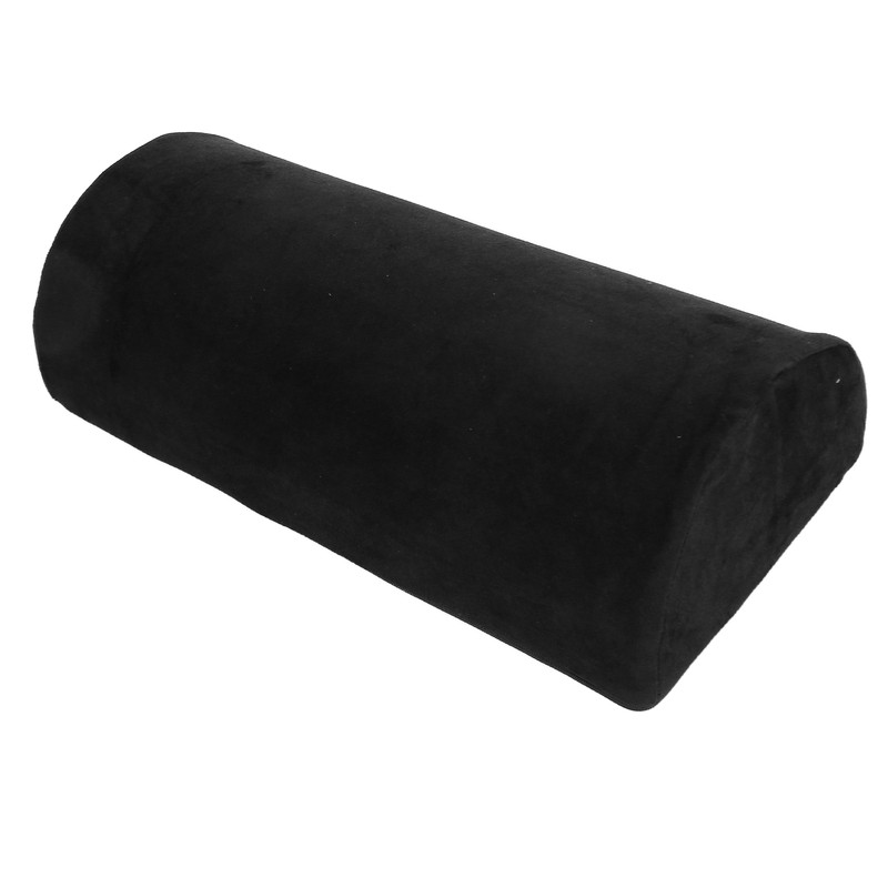 Half Moon Pillow Black Ankle Knee Neck Lumbar Support Cushion