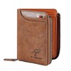 Sevitini Men's Leather Wallet, Genuine Leather Wallet with RFID Protection,