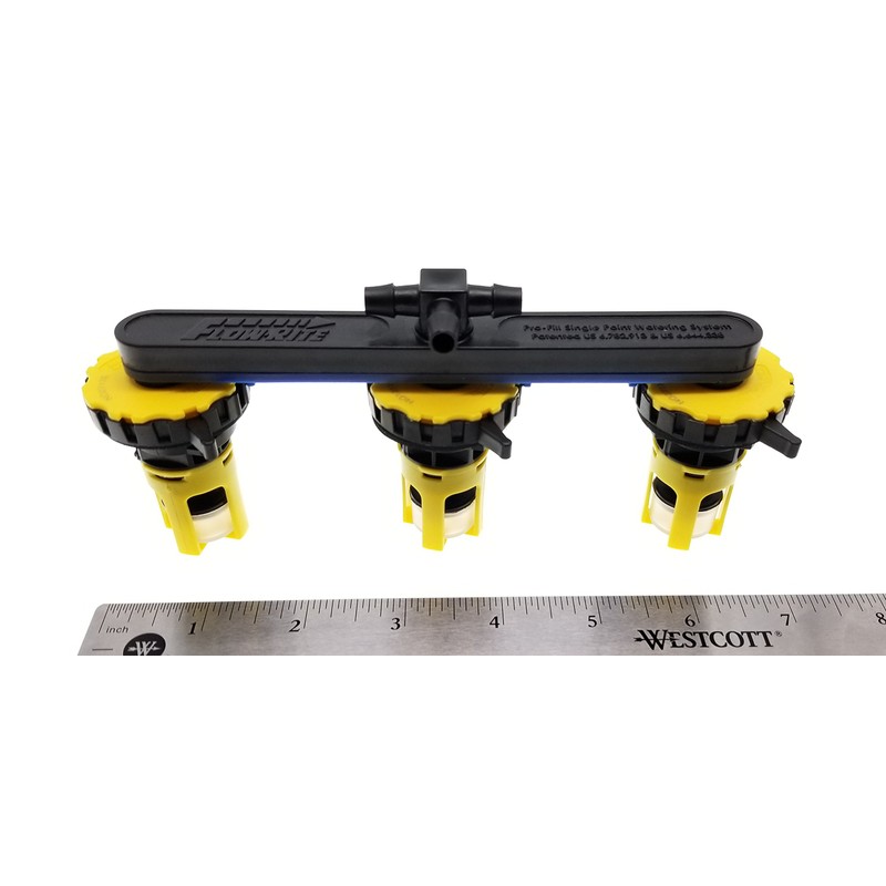 Flow-Rite BA-1FT-7G Pro-Fill Manifold with valves 2.7" Spacing 12 or