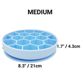 Mr. Peanut's Interactive Slow Feed Dog Bowl, Fun Healthy Bloat Stop Feeder (Medium)