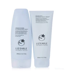 Liz Earle Orange Flower Botanical Body Wash & Nourishing Botanical Body Cream Gift Set