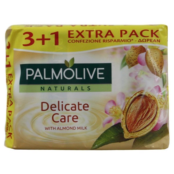 Palmolive"Delicate Care" Almond Milk Bar Soap 4pz x 90g