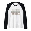 Retro Brantford Canada Raglan Baseball Tee