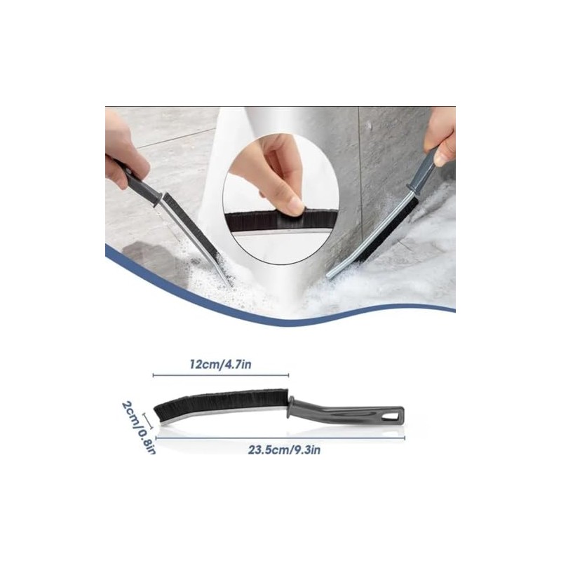 Crevice cleaning brush