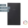 BRUNNEN Taschenkalender Mod. 753 2026 | A6, Kunststoff, schwarz