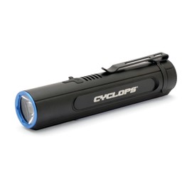 Cyclops 2000 Lumen Flashlight with COB Utility Light | IPX4 Weather Resistant Rechargeable Aluminum Housing Bright 15 Watt LED Flashlight with Magnetic Base | USB Cable Included