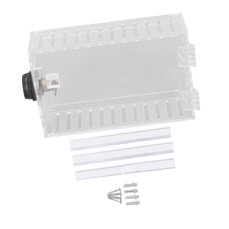 Thermostat Lock Box Tamperproof Anti Damage Clear Acrylic Thermostat Wall