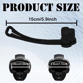 GutGiel 2PCS 3 Prong Plug Protector Outdoor Plug Cover for Engine Block Heater Cords, Weatherproof Extension Cord End Cover for Outside, Universal Socket Power Boots Protective for 120 Volt Plugs