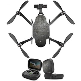 MightySkins Skin Compatible with GoPro Karma Drone Headphones wrap Cover Sticker Skins Scratched Up