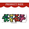 Grateful Dead Patch iron on Dancing Bears patch Embroidered