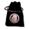 Hand Cut Hobo Coin President Benjamin Franklin Wearing a Face