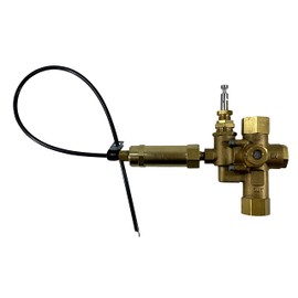 1/2" NPT Combination Pilot, Unloader, Check Valve plus Throttle Control Cable for 8HP - 13 HP Gas air Compressors and Below (140-175 PSI, 18" Throttle Control Cable & Unloader Valve)