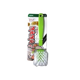 AZUMA Kitchen Brush, Drain Brush, Total Length: Approx. 9.8 inches (25 cm), Can Be Washed Firmly on the Bottom of the Drain and Sumi, KK723G