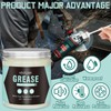 250g White Lubricating Grease,High Temperature Grease,Noise Reduction,Rustproof & Long-Lasting for