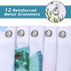 Bonhause Shower Curtain Fish Coral Colourful Sea Life Shower Curtains