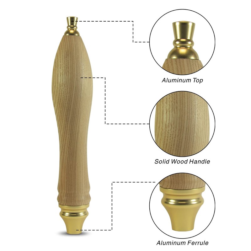 Pub Style Wood Tap Handle Bar Tap for Homebrew, Kegerator