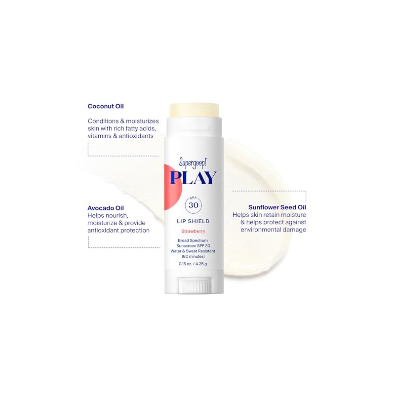 Play Lip Shield SPF 30 - Straberry by Supergoop for