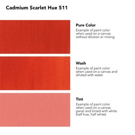 Daler-Rowney System3 Acrylic Paint, Plastic Tube, 5.07oz - 150 ml, Cadmium Scarlet Hue