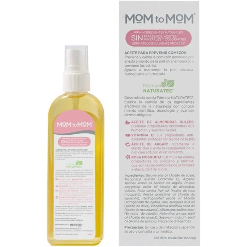 Mom Etapa Prevenir Estrías Aceite Comezón Almendraro