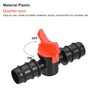 sourcing map Ball Valve 23mm Barb Connector Shut Off Switch