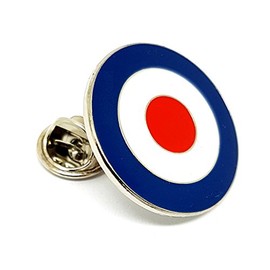 Metal Enamel Pin Badge Scooter Vespa Lambretta RAF MOD Target Bullseye Aeroplane Airplane plane aircraft