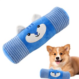 Puppy Chew Toys Plush | Interactive Stuffed Animal Squeaky Toys,Cylindrical Pillow Dog Squeakers, Enrichment Pet Supplies for Aggressive Chewers